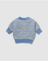 Wilson & Frenchy - Organic Knitted Stripe Jumper - Babies