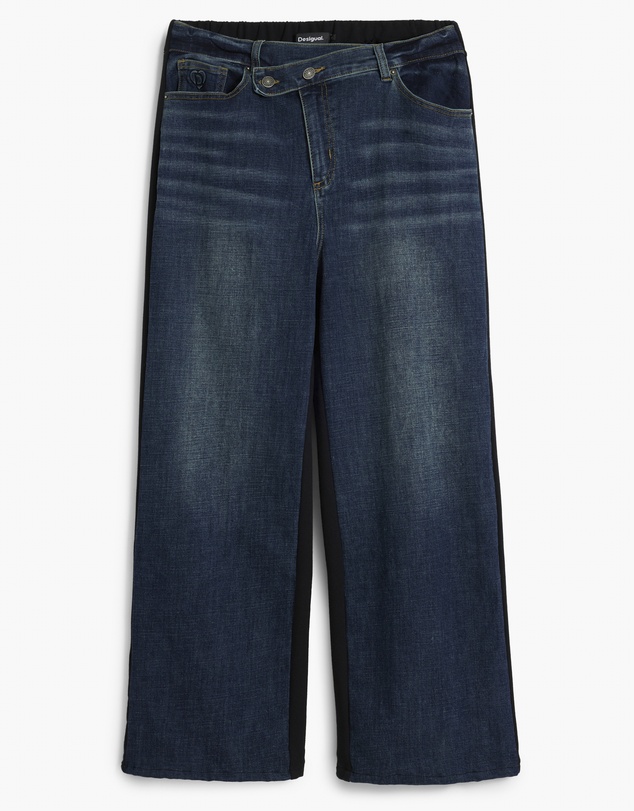 Desigual - Combined flare jeans