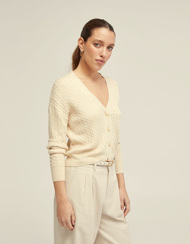 Oxford - Erin Cable Cardigan