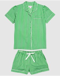 Sant And Abel - Women’s Braddock Green Short PJ Set