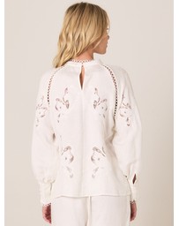 Fate + Becker - Aven Embroidered Blouse