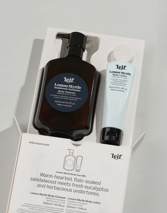 Leif Products - Lemon Myrtle Body Duo SML