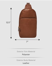 Fossil - Finn Brown Shoulder Bag