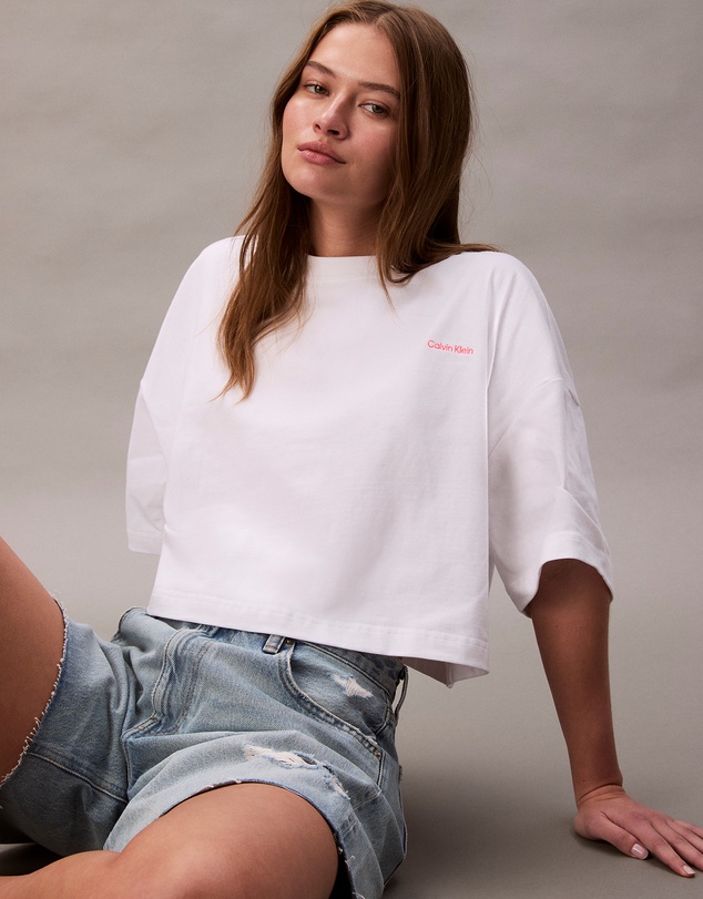 Calvin Klein - Jersey Cropped Boxy Tee