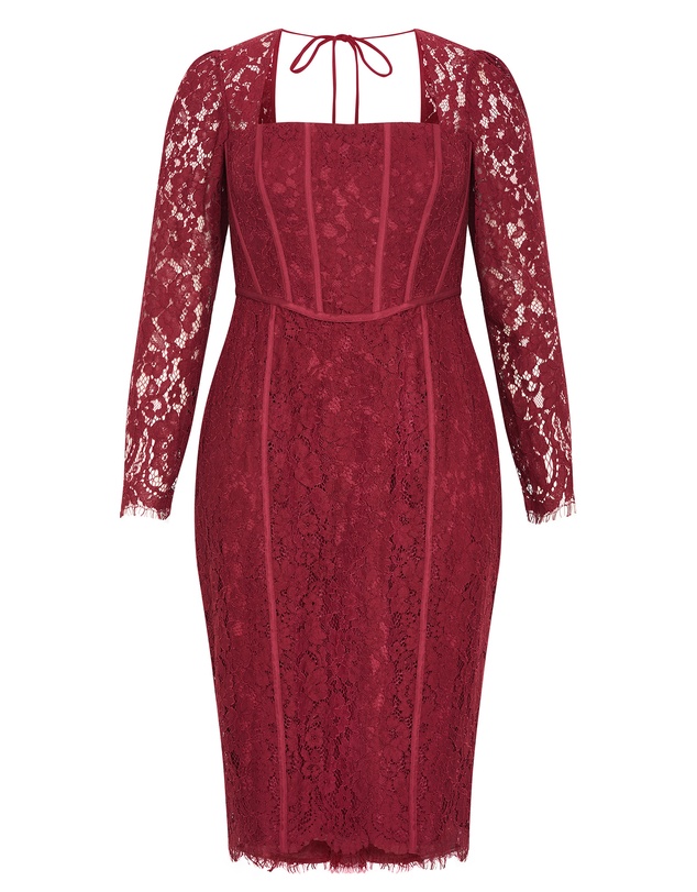 City Chic - Valentine Lace Dress