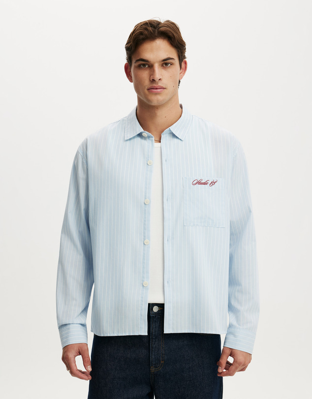 Cotton On - Bedford Long Sleeve Shirt
