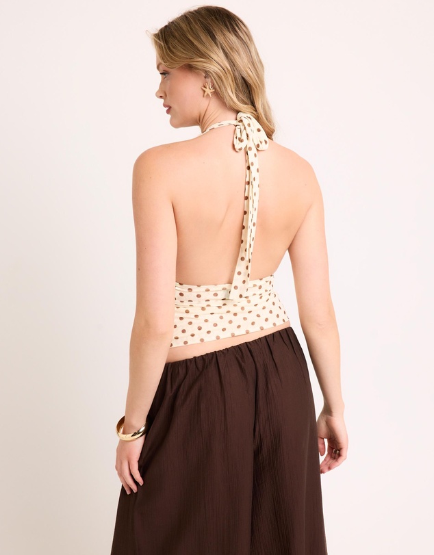 Alice In The Eve - Ava Slinky Plunge Top