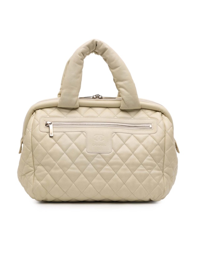 Pre-Loved by Azura Reborn - Pre-Loved Quilted Caviar Coco Cocoon Bowler Bag