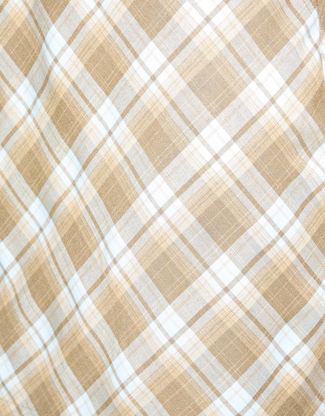 Dazie - Kaia V-Neck Check Mini Dress