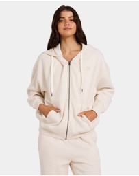 Billabong - Womens Wave Essentials Zip Pullover Hoodie