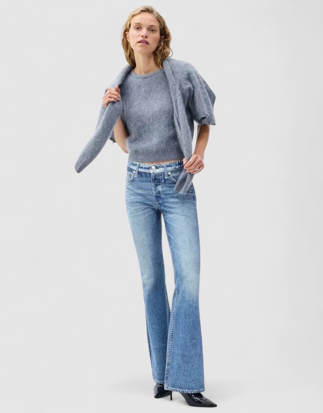 rag & bone - rb Miramar Ponte Dahlia Full Length