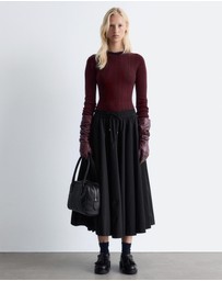 & Other Stories - Rib-Knit Wool Boatneck Top