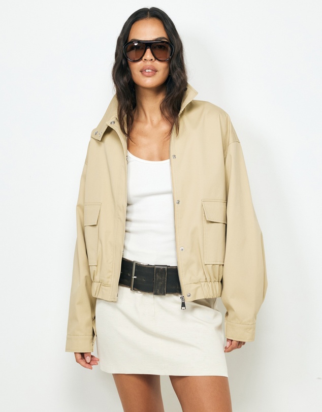 Revibe - Repaired AERE Ines Funnel Neck Bomber - AU 10