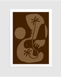 Olive et Oriel - The Land Story 5 by Shatha Al Dafai Art Print