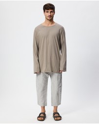 Surrounded By Ghosts - Stannite Relaxed Cotton Long T-Shirt