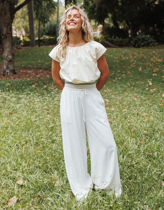 Petal & Pup - Adam Top - Pale Yellow
