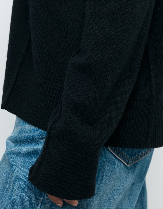 AERE - Zade Wool Blend Seam Detail Jumper