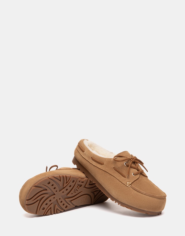 EVERAU - EverAU Ugg Creago Cow Suede Upper Loafer Oxfords Flats