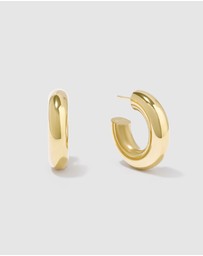Wanderlust + Co - Hailey Petite Hoop 11mm Earrings