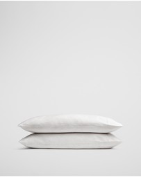 Country Road - Heron Grown Cotton Standard Pillowcase Pair