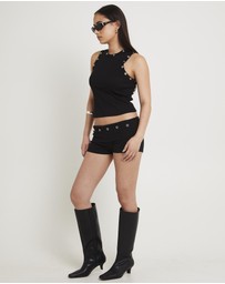 Insight - Vera Eyelet Shorts