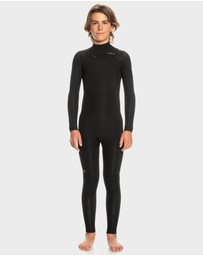 Quiksilver - Boys 8 to 16 4/3Mm Everyday Sessions Chest Zip Wetsuit