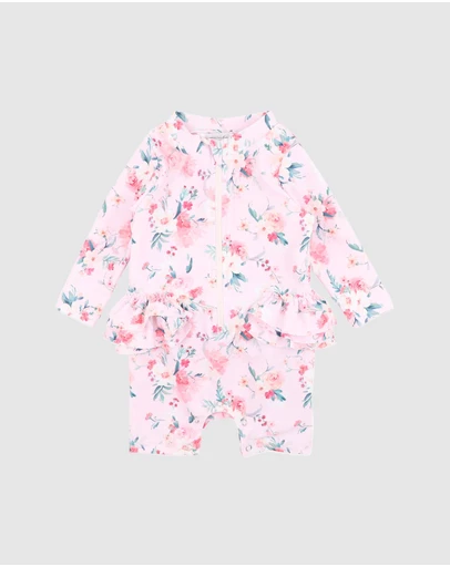 Minihaha - Sydney LS Ruffle Rash Suit - Babies-Kids