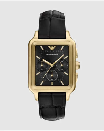 Emporio Armani - Black Chronograph Watch