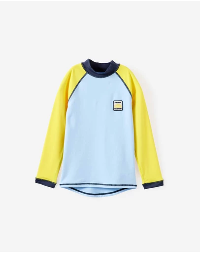 Cotton On Kids - Flynn Long Sleeve Raglan Rash Vest