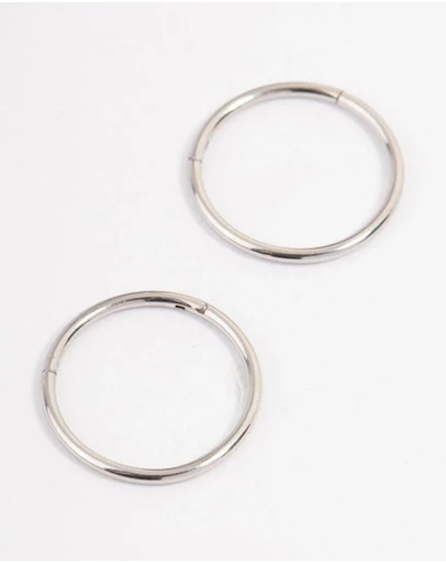 Lovisa - Surgical Steel Fine Sleeper Earrings 10mm