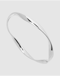 Najo - Large Garden of Eden Silver Bangle