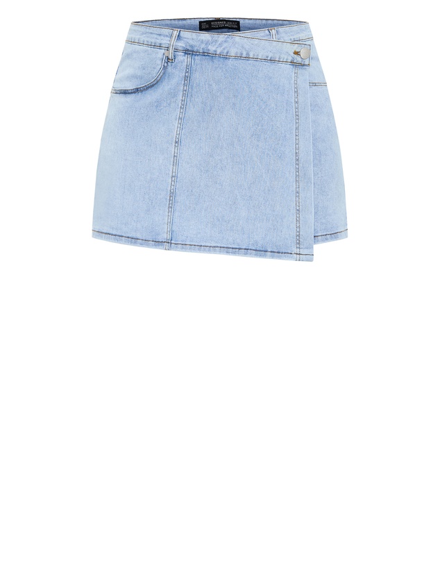 City Chic - Raya Denim Skort