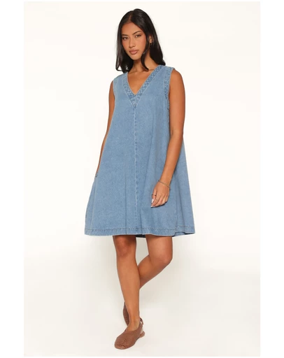 Petal & Pup - Zander Mini Dress - Blue