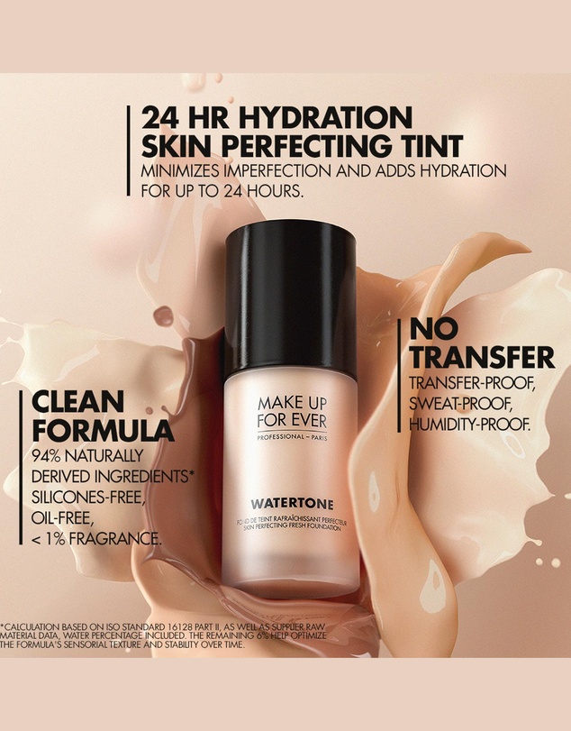 MAKE UP FOR EVER - Watertone Foundation 40ml - Y315 Sand