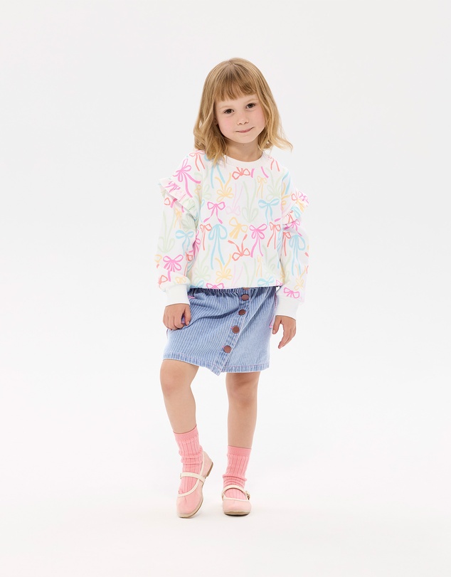 Rock Your Kid - Ribbons Jessica Frill Sweatshirt