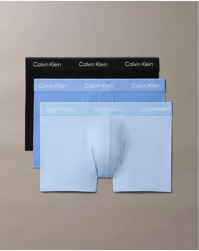 Calvin Klein - 3-Pack Icon Cotton Stretch Trunks