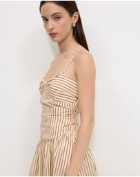 Calli - Hailey Twist Midi Dress