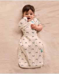 Love to Dream - Swaddle Up™ Transition Bag 1.0 TOG Stretch Cotton Sleepy Panda Cream