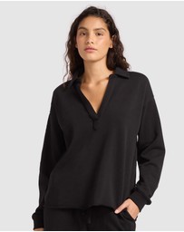 Seafolly - French Terry Polo Popover