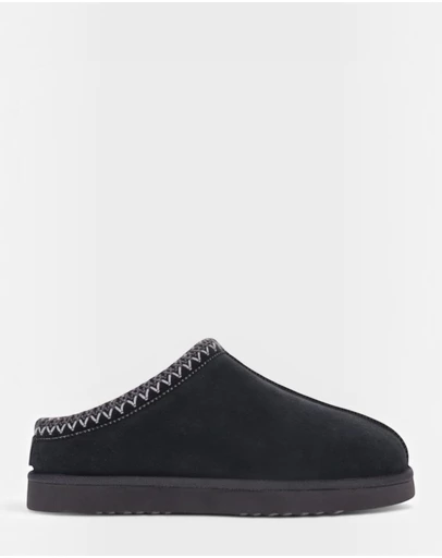 Mia Vita - Zap Slipper - Charcoal