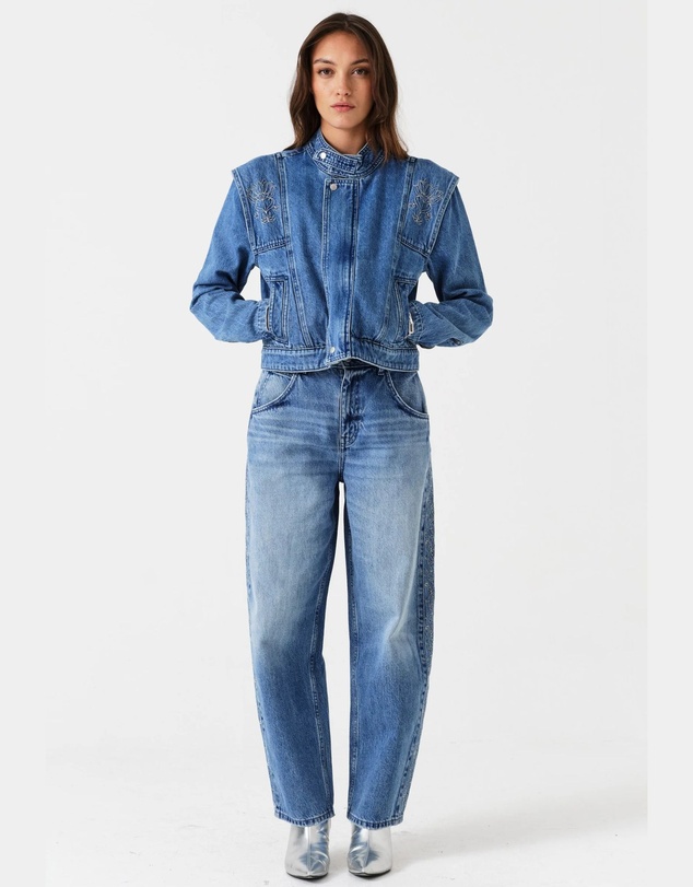 Seventy + Mochi Denim - Embroidered Bo Jean