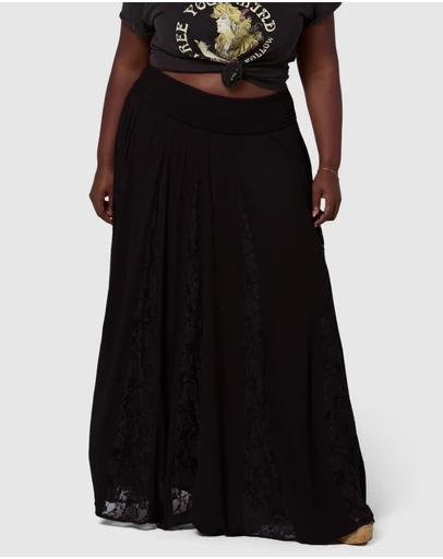 The Poetic Gypsy - Gilded Meadows Maxi Skirt