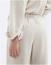 UNISON - Essential Linen Wide Leg Pant