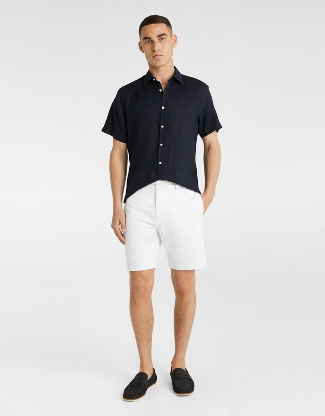 yd. - Lewis Pure Linen Shirt