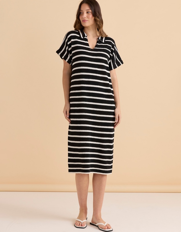 Betty Basics - Bradford Knit Polo Dress