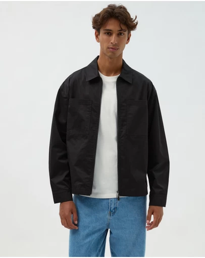 AERE - Conrad Zip Through Jacket