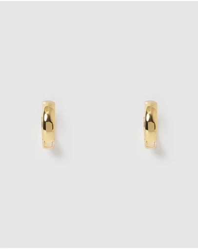 Izoa - Midnight Mini Hoop Earrings
