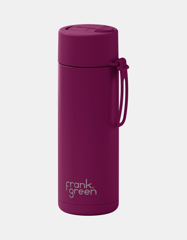 Frank Green - 20oz SS Ceramic Reusable Bottle with Flip Straw Lid - ICONIC EXCLUSIVE