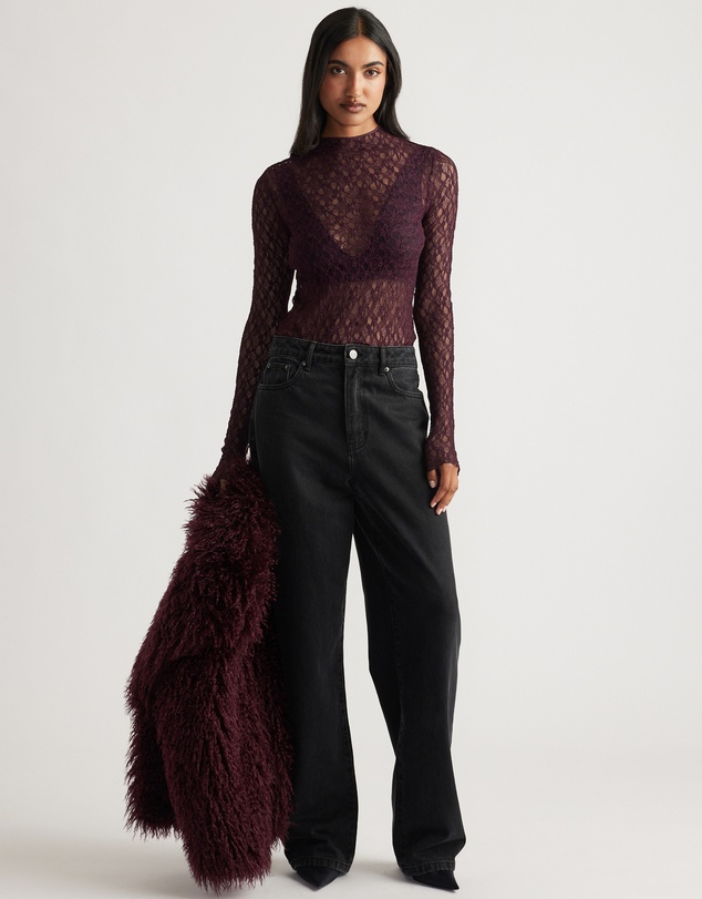 Decjuba - Amber Lace LS Top