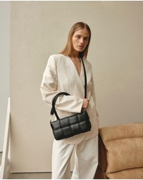 VESTIRSI - Margot Black Woven Baguette